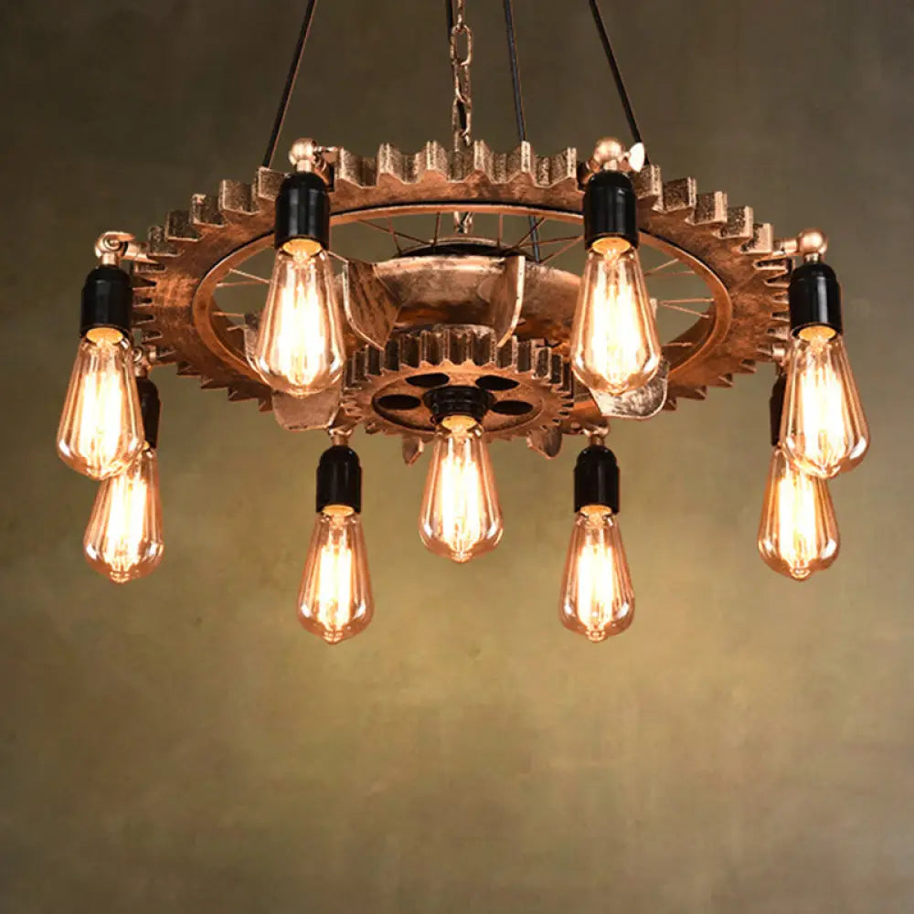 LED Chandeliers for Energy - Efficient LightingLED Chandeliers for Energy - Efficient LightingIron Gear 9-Head Pendant Chandelier for Restaurant Kitchen Table - Industrial Style Light Fixture LED Chandeliers for Energy - Efficient LightingLED Chandeliers for Energy - Efficient LightingIron Gear 9-Head Pendant Chandelier for Restaurant Kitchen Table - Industrial Style Light Fixture