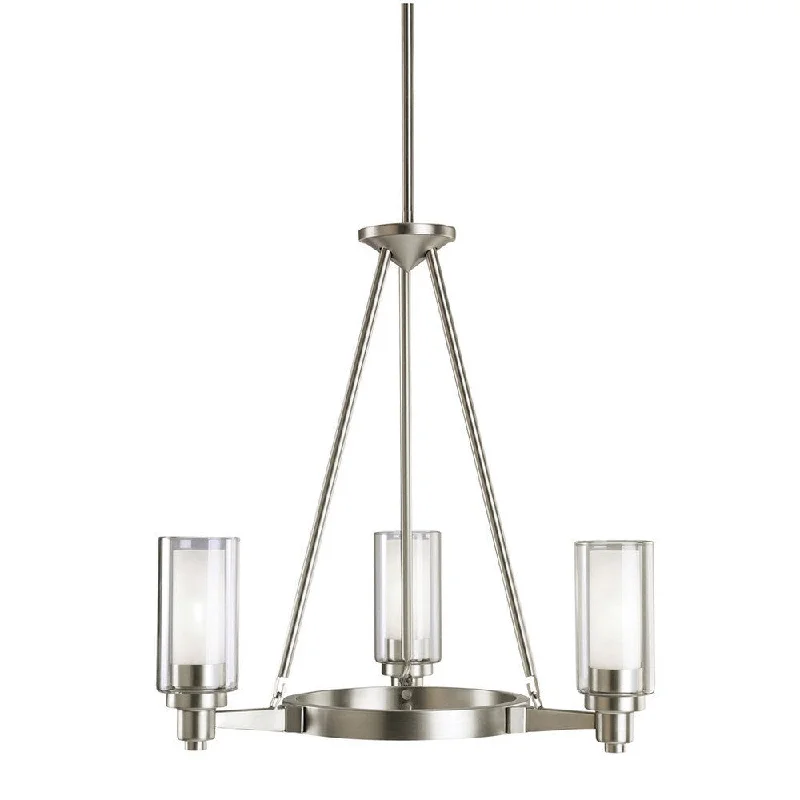 Chandeliers with Colored Glass for a Splash of ColorChandeliers with Colored Glass for a Splash of ColorKichler Lighting Circolo Collection 3-light Brushed Nickel Chandelier Chandeliers with Colored Glass for a Splash of ColorChandeliers with Colored Glass for a Splash of ColorKichler Lighting Circolo Collection 3-light Brushed Nickel Chandelier
