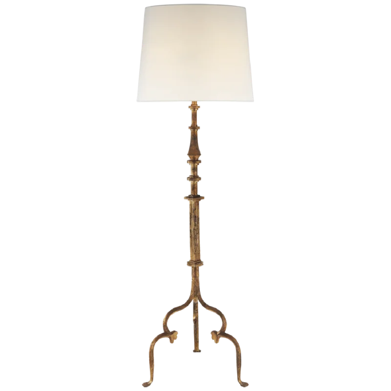 Fabric Floor Lamp with a Linen Shade for a Relaxed AestheticFabric Floor Lamp with a Linen Shade for a Relaxed AestheticMadeleine Floor Lamp