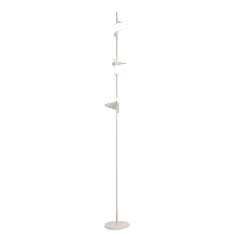 Modern Minimalist Floor Lamp for Contemporary Living RoomsModern Minimalist Floor Lamp for Contemporary Living RoomsMantra M6657 Tsunami 3 Light Floor Lamp 36W LED Sand White