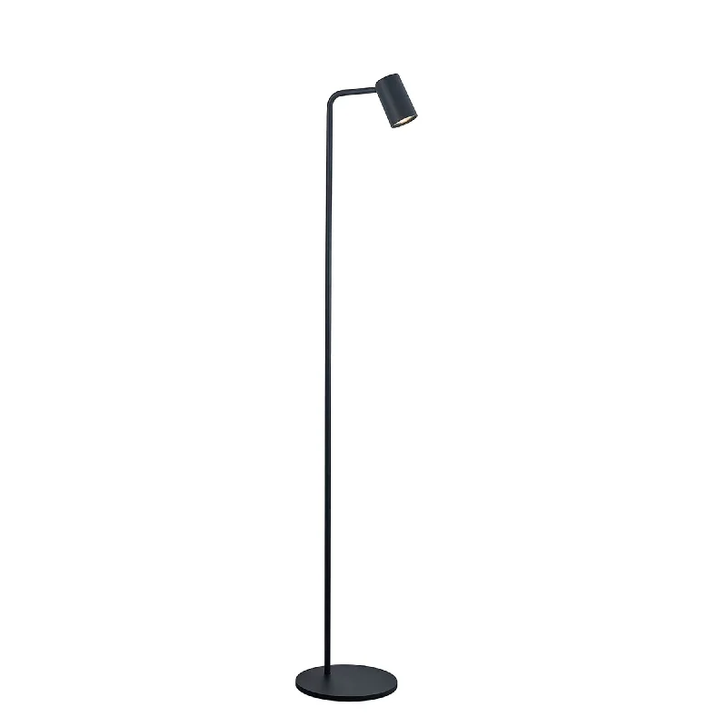 Glass Floor Lamp with Frosted Shades for Soft Diffused LightGlass Floor Lamp with Frosted Shades for Soft Diffused LightMantra M7517 Sal Floor Lamp 1 Light GU10 Sand Black