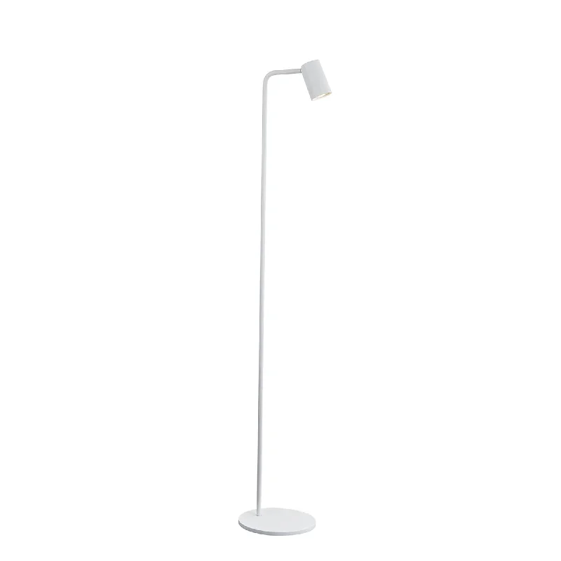 Glass Floor Lamp with Frosted Shades for Soft Diffused LightGlass Floor Lamp with Frosted Shades for Soft Diffused LightMantra M7522 Sal Floor Lamp 1 Light GU10 Sand White