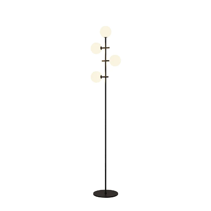 Dimmable Floor Lamp for Adjustable Lighting AmbianceMantra M7639K Cellar Floor Lamp 4 Light Replaceable 5W LEDs Black