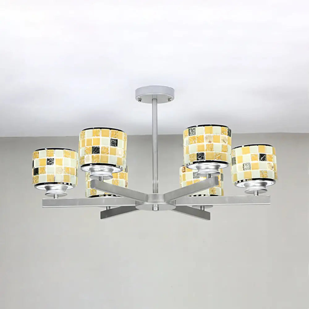 Chandeliers with Candle - Style Bulbs for a Classic AestheticChandeliers with Candle - Style Bulbs for a Classic AestheticBlue/Yellow Glass Mosaic Ceiling Light with Chrome Finish - Modern 6-Light Hanging Chandelier Chandeliers with Candle - Style Bulbs for a Classic AestheticChandeliers with Candle - Style Bulbs for a Classic AestheticBlue/Yellow Glass Mosaic Ceiling Light with Chrome Finish - Modern 6-Light Hanging Chandelier