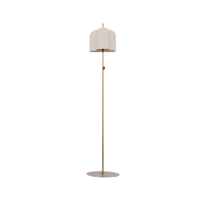 Fabric Floor Lamp with a Linen Shade for a Relaxed AestheticFabric Floor Lamp with a Linen Shade for a Relaxed AestheticOket