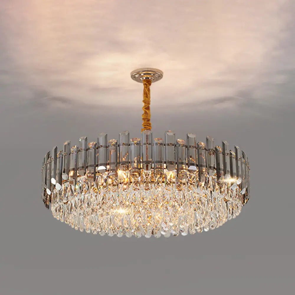 Chandeliers with Dimmable Lights for Ambiance ControlChandeliers with Dimmable Lights for Ambiance ControlContemporary Crystal Chandelier Pendant - Rose Gold Tier Suspended Lighting