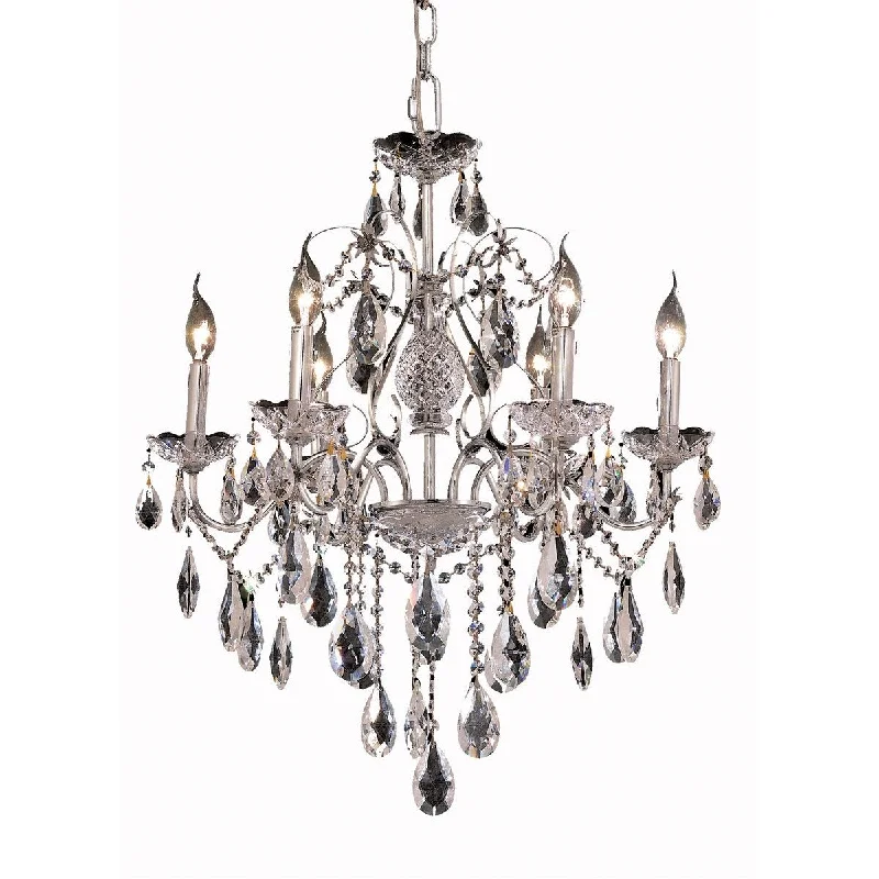 Large Chandeliers for Grand Halls and FoyersLarge Chandeliers for Grand Halls and FoyersSt. Francis 6 light Chrome Chandelier Clear SpectraÆ SwarovskiÆ Cryst - One Size Large Chandeliers for Grand Halls and FoyersLarge Chandeliers for Grand Halls and FoyersSt. Francis 6 light Chrome Chandelier Clear SpectraÆ SwarovskiÆ Cryst - One Size