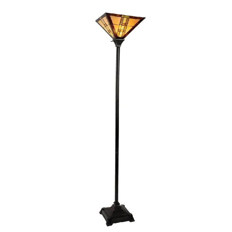 Dimmable Floor Lamp for Adjustable Lighting AmbianceDimmable Floor Lamp for Adjustable Lighting AmbianceTiffany Style Floor Lamp - Mission Design by Lavish Home