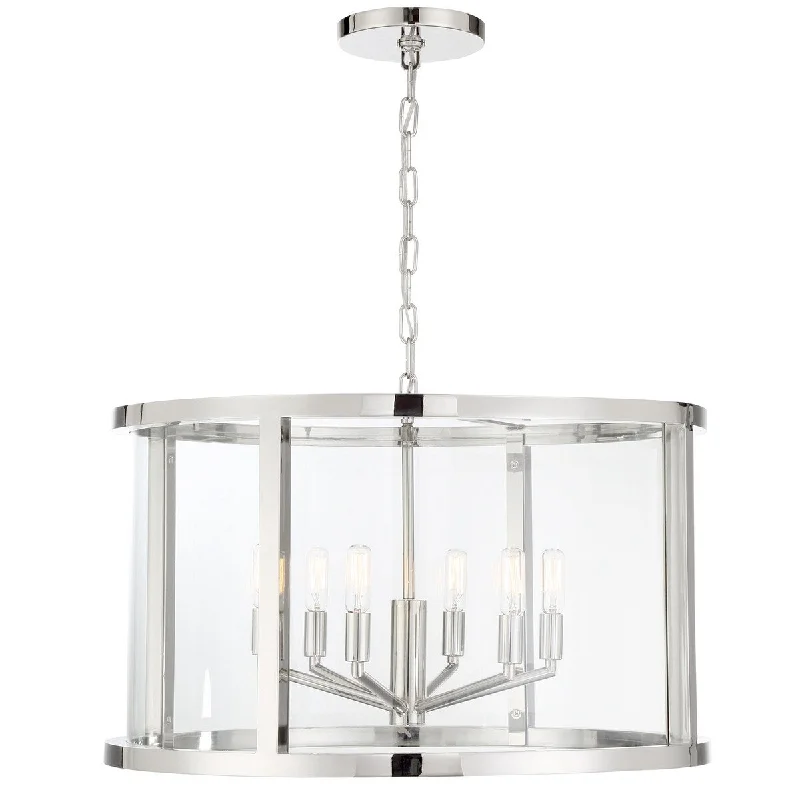 Incandescent Chandeliers for a Warm and Traditional GlowIncandescent Chandeliers for a Warm and Traditional GlowTimeless Home Six Light Lantern Devon Polished Nickel - Exact Size Incandescent Chandeliers for a Warm and Traditional GlowIncandescent Chandeliers for a Warm and Traditional GlowTimeless Home Six Light Lantern Devon Polished Nickel - Exact Size