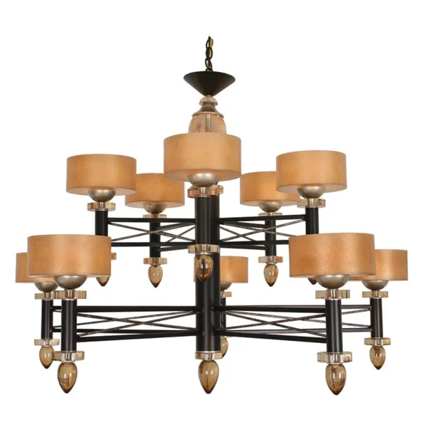 Chandeliers for Living Rooms to Create a Focal PointChandeliers for Living Rooms to Create a Focal PointVan Teal Danielle Two-tier Bronze Metal Base Beige Linen Shades Chandelier Chandeliers for Living Rooms to Create a Focal PointChandeliers for Living Rooms to Create a Focal PointVan Teal Danielle Two-tier Bronze Metal Base Beige Linen Shades Chandelier