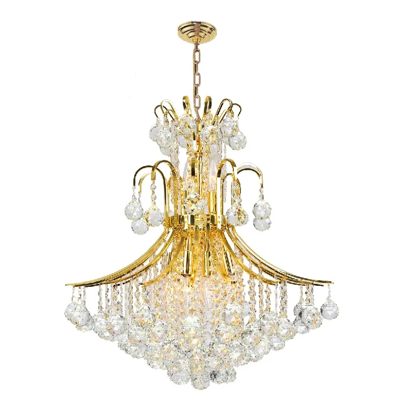 Chandeliers with Metal Frames in Black FinishChandeliers with Metal Frames in Black FinishWorldwide W83041G22 11 Light Chandelier Empire Polished Gold - One Size Chandeliers with Metal Frames in Black FinishChandeliers with Metal Frames in Black FinishWorldwide W83041G22 11 Light Chandelier Empire Polished Gold - One Size