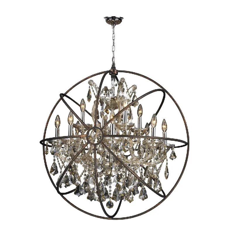 Chandeliers with Clear Crystal for a Sparkling EffectChandeliers with Clear Crystal for a Sparkling EffectWorldwide W83191C33GT 13 Light Chandelier Armillary Polished Chrome - One Size Chandeliers with Clear Crystal for a Sparkling EffectChandeliers with Clear Crystal for a Sparkling EffectWorldwide W83191C33GT 13 Light Chandelier Armillary Polished Chrome - One Size
