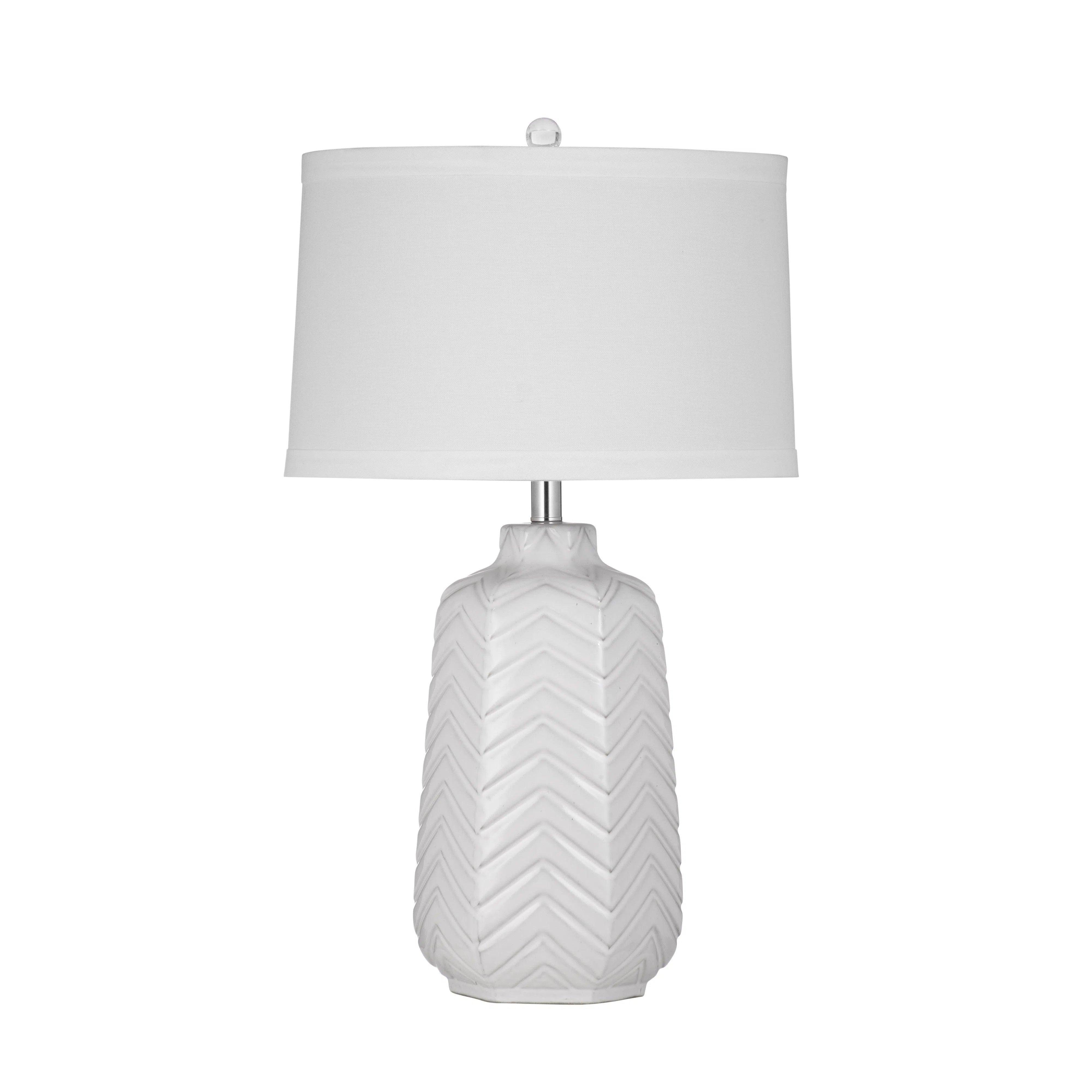 glass table lamps with a frosted surface for soft light diffusionglass table lamps with a frosted surface for soft light diffusionDalia Ceramic White Table Lamp