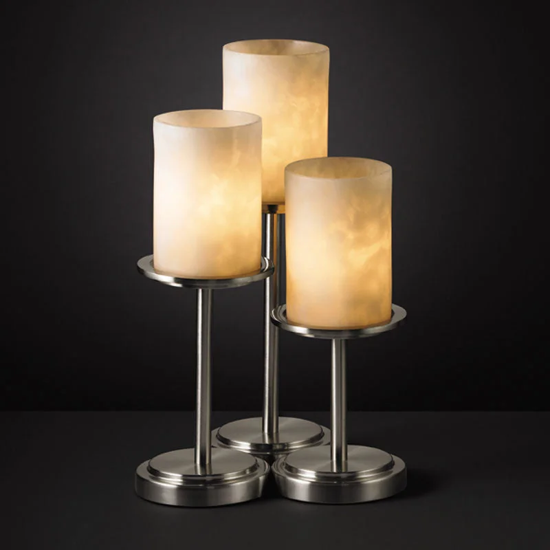 crystal table lamps with dazzling prisms for a glamorous effectcrystal table lamps with dazzling prisms for a glamorous effectThree Light Table Lamp