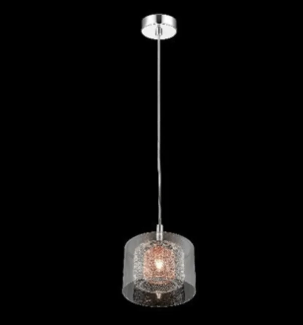 Retro Ceiling Lights Inspired by the 1950s and 1960s DesignEastcote Polished Chrome and Copper Single Pendant - ID 6402