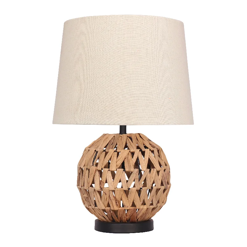 wooden table lamps with natural grain for a warm and organic feelwooden table lamps with natural grain for a warm and organic feelRATTAN 25" PUMPKIN TABLE LAMP