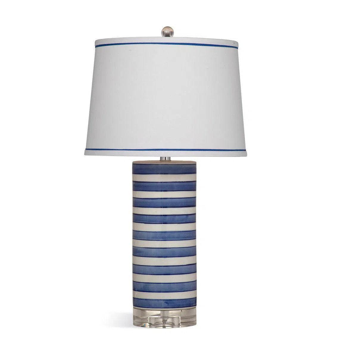 industrial style table lamps with exposed bulbs for loft apartmentsindustrial style table lamps with exposed bulbs for loft apartmentsRegatta Stripe Ceramic Blue Table Lamp