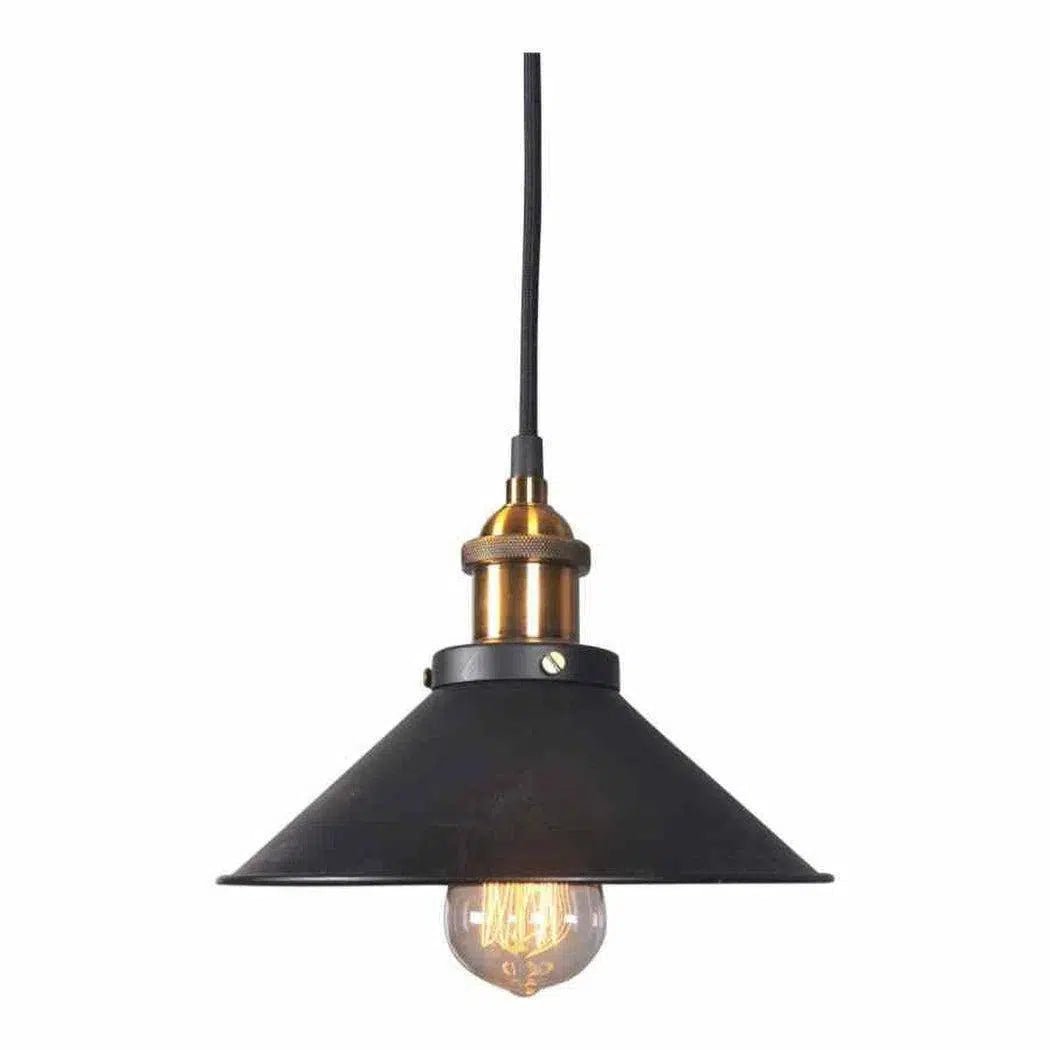 Victorian - Inspired Ceiling Lights with Ornate Crystal Chandeliers8 Inch Pendant Lamp Black Industrial